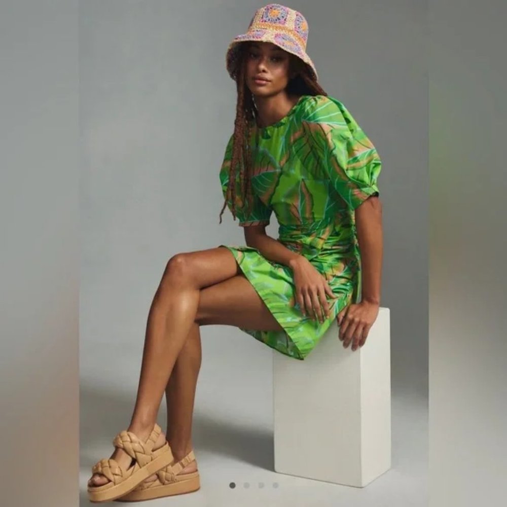 FARM Rio Puff- Sleeve Mini Dress - Picture 2 of 3